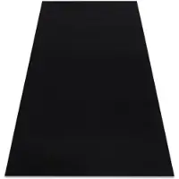 Rugsx Tæppe RUMBA enkelt farve sort 120x170 cm