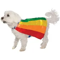 Forum Novelties 78015 Rainbow Pet Cape Multi-Color Standard One Size