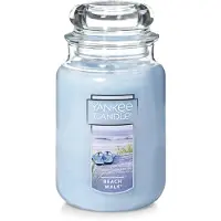 Yankee candle Beach Walk Duftende klassiker 22 oz stor krukke Enkelt vejse lys over 110 timers forbr?ndingstid flerfarvet