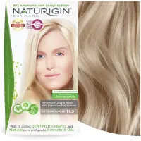 Naturigin Permanent Hair Dye 11.0 Ekstrem blond ammoniak og paraben gratis op til 100% gr? h?rd?kning langvarig vegansk grusomhed gratis