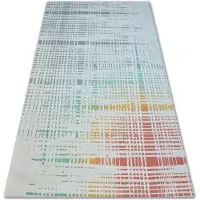 Rugsx Tæppe SCANDI 18216/063 - strimler GITTER 120x170 cm