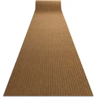Rugsx Visker skridsikker løbende målere CEYLON ekstern, intern, gummibelagt - kokosnød brun 0226 200cm 200x300 cm