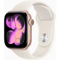 Apple Watch Series 11 GPS 42mm Rosaguld aluminium MEU04 S/M Lys blush Sport Band