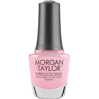 Morgan Taylor Neglelak (Taffeta) Lyser?d professionel lak Levende Sp?nfast Hurtigtt?rrende Langtidsholdbar H?jglans Perfekt til manicure og pedic