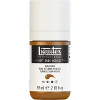 LIQUITEX Professional Soft Body Acryl Maling 59 ml (2-oz) Bottle Raw Sienna