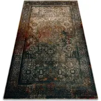Rugsx Tæppe OMEGA MAMLUK Roset vintage smaragd 235x350 cm