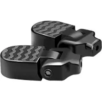 Tlily Bicycle rear pedal Bicycle rear wheel folding pedal Vertical universal pole bike pedal