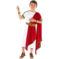 Morph romersk kostume b?rn gr?sk Toga kostume b?rn gr?sk gud drenge kejser halloween kostumer til drenge S