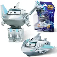 Super Wings Transformationable Toys 2 I Traver Robot Transformation Figures 2-i-1 Mode Robot Toys for Boys Girls 4-6 6-8 Fun Plane Toys for Boys