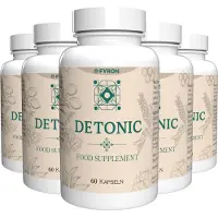 Fyron Group B.V. Detonic - 300 kapsler (5-pak) med glucomannan, kakao & Vit. B - Schweizisk kosttilskud