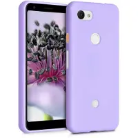 Kwmobile -sag kompatibel med Google Pixel 3A -sag - Bl?d slank beskyttende TPU -silikoneafd?kning - Lavendel