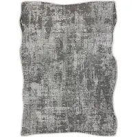 Rugsx ORGANIC 2755 sisal tæppe Abstraktion ecru / grå – naturlig, moderne uregelmæssig form 160x220 cm
