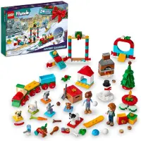 LEGO Friends 2023 Adventskalender 41758 Juleferie Nedt?lling Playset 24 Samlibuster daglige overraskelser inklusive 2 mini-dolls og 8 k?ledyrsfig