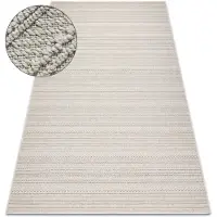 Rugsx Tæppe JERSEY 19233 fløde - Linjer, strukturell, loop BOHO 180x270 cm