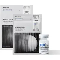 Mediheal Collagen Spicule Pore Care System - Serum & Gel Mask Set. 1 000 ppm høj renhed spicule og mikro kollagen inkluderet. 2-trins poreplejesy