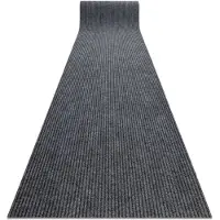 Rugsx Visker skridsikker 120 cm GIN 2126 liverpool ekstern, intern, gummibelagt - grå 120x630 cm