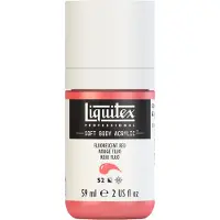 LIQUITEX Professional Soft Body Acryl Maling 59 ml (2-oz) flaskefluorescerende r?d