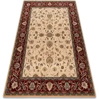 Rugsx Tæppe OMEGA ARIES blomster lyse rubin 66x100 cm