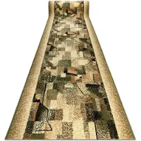Rugsx Fortovet BCF IMPRESJA oliven 80 cm 80x410 cm