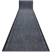 Rugsx VISKER Gummibelægning MALAGA grå 2107 100 cm 100x810 cm