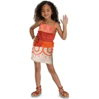 Disguise Simea kostume til sm?b?rn Officiel Disney Moana Live Action film kostume st?rrelse (2T)