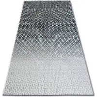 Rugsx Tæppe LISBOA 27208/356 Structural Sort Grå 80x150 cm