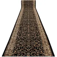 Rugsx Fortovet HEAT-SET ROYAL ADR 1745 swart 150 cm 150x440 cm