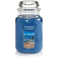 Yankee candle Turkis Sky Duftende Klassisk 22 oz stor krukke Single Wick Candle Over 110 timers br?ndetid