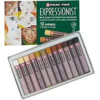 Sakura Cray-Pas ekspressionistisk multikulturelt oliepastels?t - Bl?de oliepastell til kunstnere - 12 farver