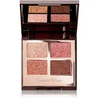 Charlotte Tilbury Luxury Palette Eyeshadow - Shimmer Metallic & Satin Matt Eyeshadow Quad med en Rich Powder Formula - Indeholder 4 komplement?re