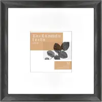 MCS Studio Gallery 2 Frame 16x16 8x8 Mat Blk Wdgrn