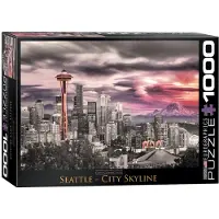 Eurographics Seattle City Skyline Puzzle (1000-delt) (6000-0660)