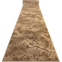 Rugsx Fortovet KARMEL Tronko Træstamme træ valnød 70 cm 70x140 cm