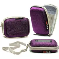 Navitech Purple ShockProof Camera Case kompatibel med Kodak Pixpro FZ55 Digital Camera