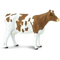 Safari Ltd. Ayrshire kofigur - naturtro 5,25" modelfigur - p?dagogisk leget?j til drenge, piger og b?rn i alderen 3+