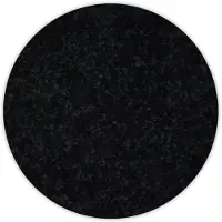 Rugsx TÆPPER HJUL TRENDY 159 sort cirkel 150 cm