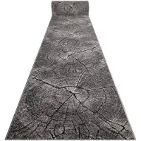 Rugsx Fortovet SILVER Tronko Træstamme træ grå 100cm 100x620 cm