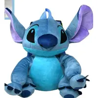 Disney Stitch Full Body Plys-rygs?k 12" med siddende ?rer