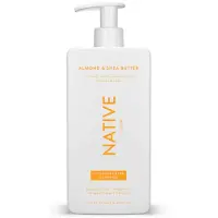 Native Indfødt vegansk styrkelse af shampoo med mandel & sheasmør ren sulfat paraben og silikonefri - 16,5 fl oz