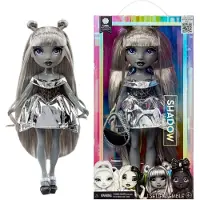 Rainbow High Shadow High Luna Madison- Grayscale 11 Fashion Doll. Gr? h?r. Metallisk gr?t outfit Stilfuld h?ndtaske Fantastisk gave til b?rn 4-10