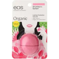 EOS Lip Balm Strawberry S St?rrelse .25 Oz Lip Balm Strawberry Sorbet Pakke med 8