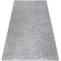 Rugsx Tæppe SUPREME 51201140 shaggy 5cm sølv 60x115 cm