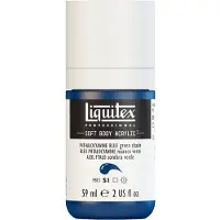 LIQUITEX Professional Soft Body Acryl Maling 59 ml (2-oz) Flaske Phthalocyanine Blue (Green Shade)