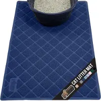 Gorilla Grip Gorilla greb tyk kattekuldfangstm?t 35x23 mindre affaldsf?lder rod fra kassen til renere gulve forbliver p? plads for katte bl?d p? kitty poter l