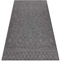 Rugsx Sisaltæppe SISAL fladvævet PATIO 3077 Boho - sort 155x220 cm