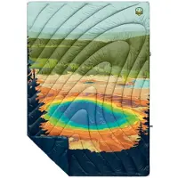 Rumpl Originalt Puffy Blanket - Varm Puffy Campingtppe 100 % genbrugspolyester isolering Letvgts, pakbart vandafvisende udendrs puffertppe 52