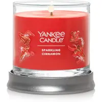Yankee candle Yankee stearinlys mousserende kanel duftende signatur 4,3 oz lille tumbler enkelt wick stearinlys over 20 timers forbr?ndingstid jul | Holiday Ca