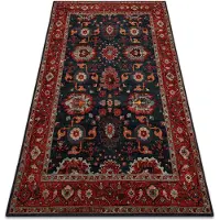 Rugsx Tæppe POLONIA Tesoro Ramme marineblå blå 170x235 cm