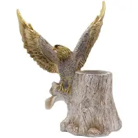 Melitt Stump Pencil Pen Holder Organizer Resin Ornaments Statue Moderns Home Offices Figurine Decor Desktop B