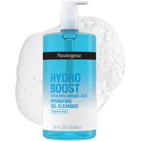 Neutrogena Hydro Boost Duftfri Hydrating Gel Ansigtsrens med hyaluronsyre Daglig skummende ansigtsvask & makeupfjerner Gentle Face Wash Non-Comed